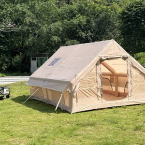 The front of The Inflatable tent