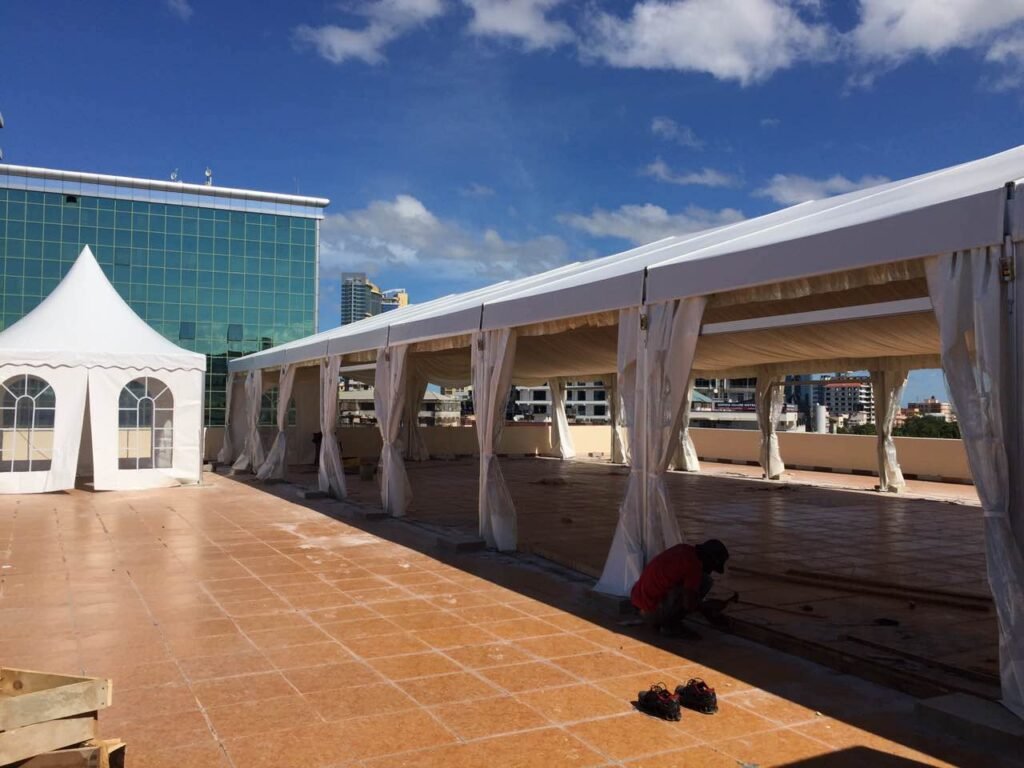 Discover how Tentsmaster's aluminum alloy tents offer effective dust control solutions for the mining industry, ensuring compliance with strict emission standards. Contact us today for tailored spatial solutions