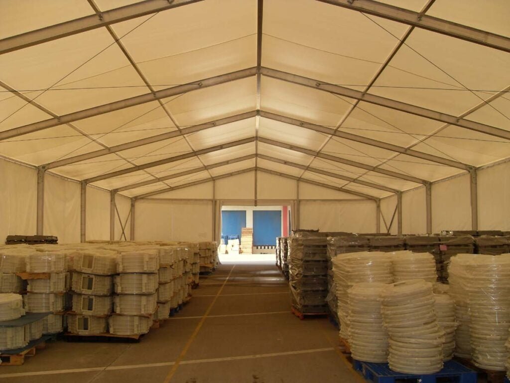 Aluminum Industrial Storage Tents